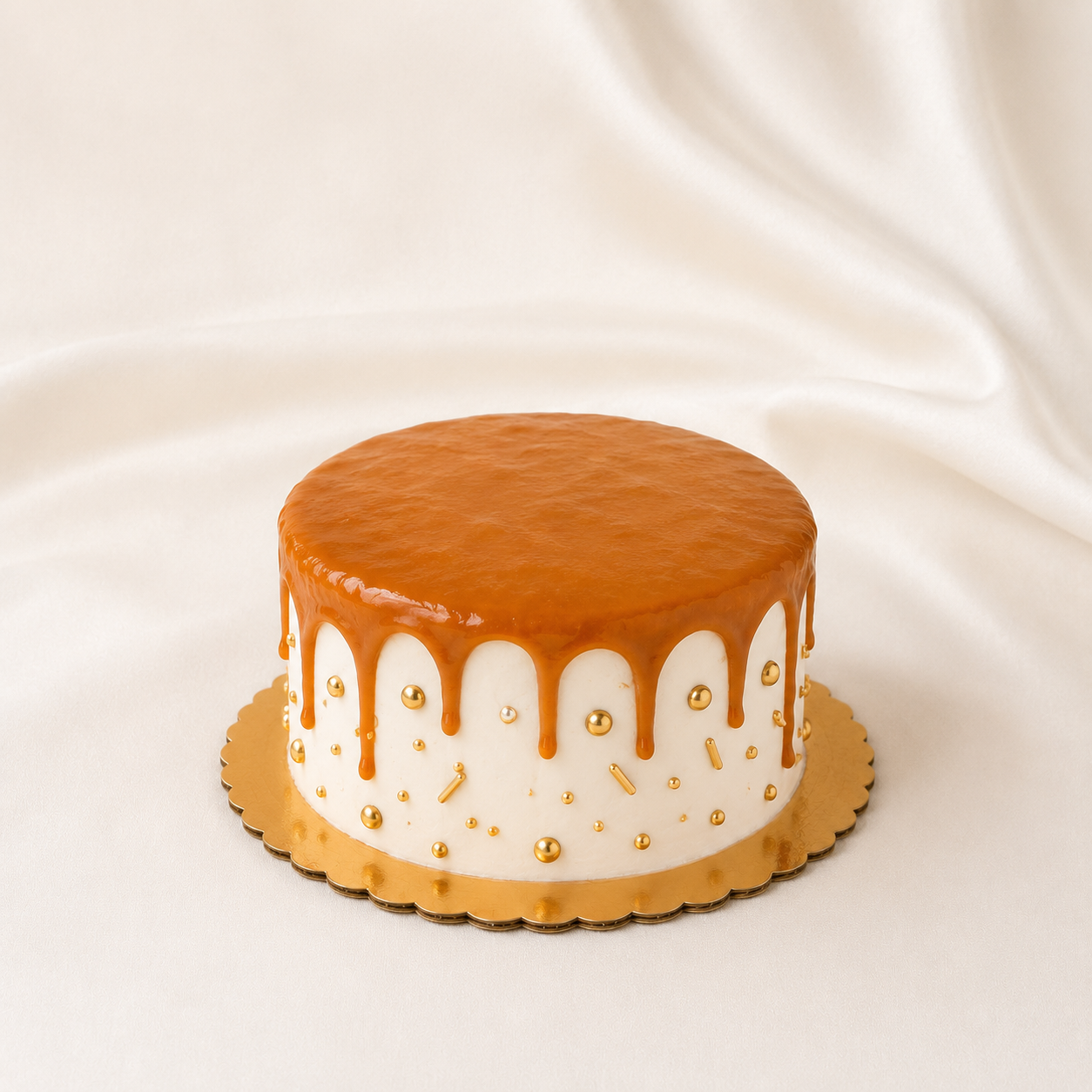 Dulce de Leche Drip Cake