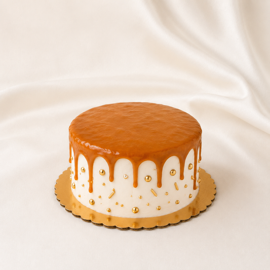 Dulce de Leche Drip Cake